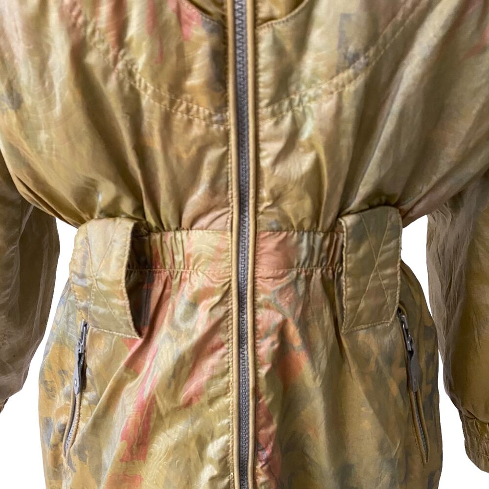Vintage Obermeyer Down Ski Jacket w Faux Fur Trim Hood Women Sz XS / S R$389 - Picture 10 of 14